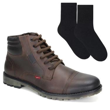 Imagem de Kit Bota Ferracini Cross Masculina + Par de Meia
