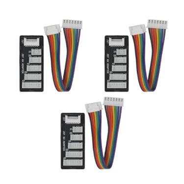 Imagem de 3 peças JST XH placa de carregamento de equilíbrio de bateria 2S-6S LiPo adaptador de carregamento adequado para controle remoto