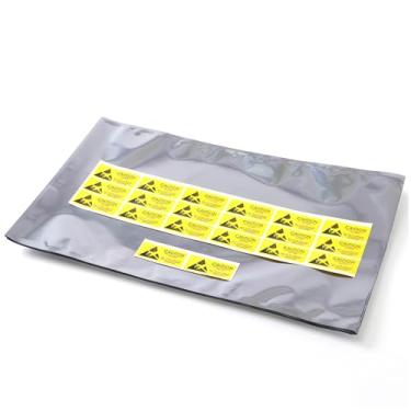 Imagem de LJY 20 sacos antiestáticos com abertura superior para placa mãe placa gráfica placa de vídeo tela LCD com etiquetas, 25,5 x 40 cm / 10 x 15,7 polegadas