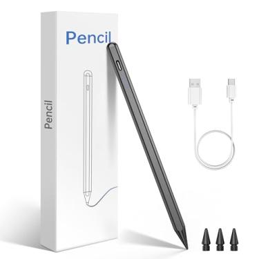 Imagem de Cordv Caneta Stylus para iPad (2018-2025) Apple Pencil com rejeição de palma, carregamento rápido, sensibilidade de inclinação, para iPad 11/10/9/8/7/6ª geração, Pro 33.0 cm/32.8 cm/27.9 cm/M4, Air 7