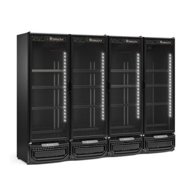 Imagem de Refrigerador Expositor Vertical 1950 Litros Preto Gelopar Gcvr-1950 Lb 220V