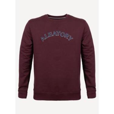 Imagem de Blusão Moletom Aleatory Arched Vinho-Masculino