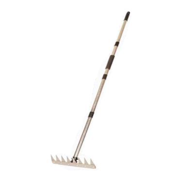 Imagem de ＡＷＨＡＯ Ancinho para Ervas Daninhas, Arrancador de Ervas Daninhas, Ferramenta Manual para Remoção de Ervas Daninhas com Cabo Removível, Enxada de Jardim, Style E, Tamanho real