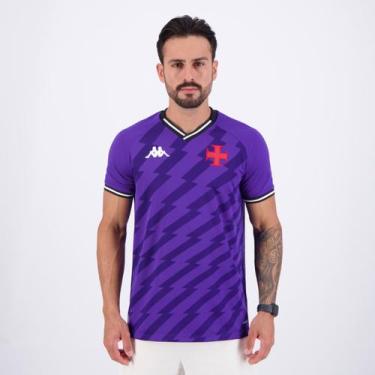 Imagem de Camisa Kappa Vasco Goleiro 2025 Roxo, P