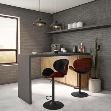 Imagem de Banqueta Giratória Araxá Preta