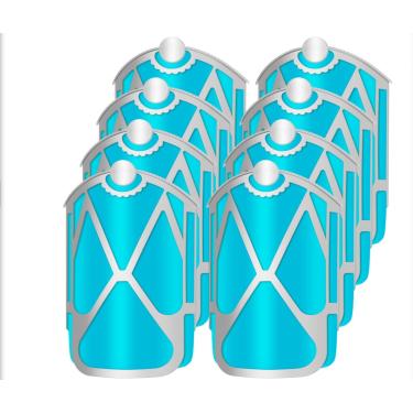 Imagem de 8PCS Cartuchos de Cartão Cola Substituição para Armadilha Insetos do ZEVO Flying Insect Catcher Acessórios Lâmpada Matainsetos Adesiva Compatível com