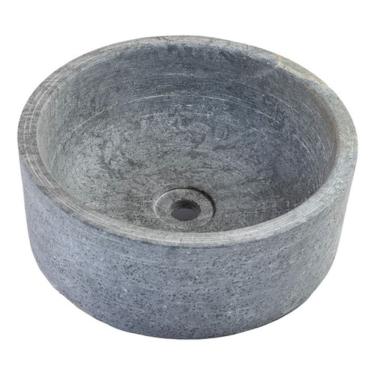 Imagem de Cuba Bojo Pia De Sobrepor Pedra Sabão Reto 30 Cm