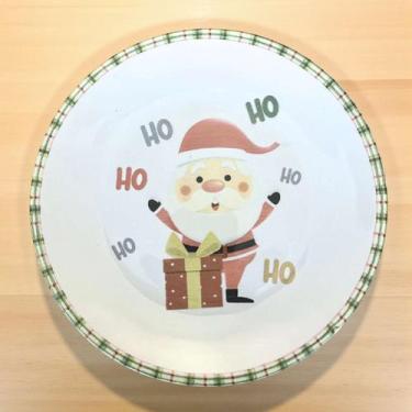Imagem de Prato de Sobremesa Doces Natal Papai Noel 6 Unidades Scalla