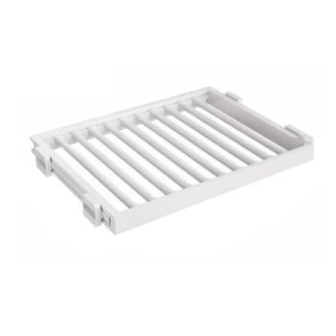 Imagem de Hhsdyl Suporte Calças Deslizante Multifuncional Suporte Calças Anti-Deslizante Empurre-Puxe Silencioso para Roupas/Calças/Gravatas,White damping,66~71cm*54cm