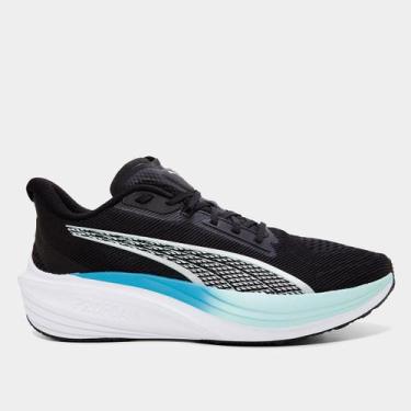 Imagem de Tênis Puma Darter Pro Unissex, Preto, Azul, 41