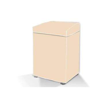 Imagem de Capa para Máquina de Lavar, PVC com Forro em Poliéster, 66x80cm, Proteção contra Poeira e Arranhões, compatível com Electrolux, Mabe, GE, Continental