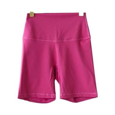 Imagem de Shorts De Yoga Femininos De Cintura Alta, Ajuste Slim, Levanta O Bumbu