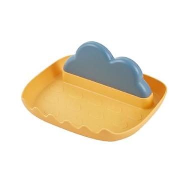 Imagem de Rack de armazenamento, ferramenta multifuncional, rack de armazenamento de bancada, rack de armazenamento, rack de tampa de panela, colher de espátula de panela de cozinha doméstica (amarela)