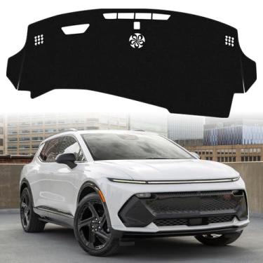 Imagem de Vvwmluui Capa de painel para Chevy Equinox EV 2025 2026 (sem HUD), protetor de painel antiderrapante e protetor solar, bloqueio UV, almofada de painel antirreflexo