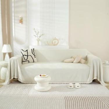Imagem de Cobertor de chenille para sofás e cadeiras – Capas antiderrapantes para sofá, cobertor multiuso, toalha de sofá, decoração aconchegante