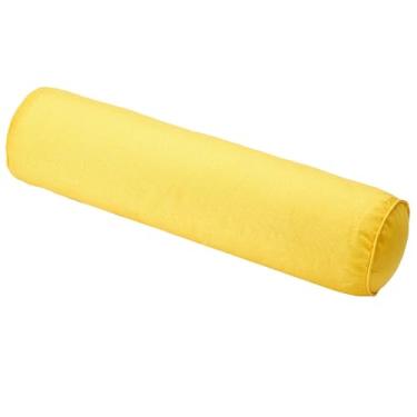 Imagem de SPXMQSS Almofada longa almofada cervical e pescoço almofadas cervicais para dormir redondo almofada ergonómica almofada dormir de lado Yellow 20 x 90 cm