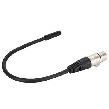 Imagem de Zopsc Cabo Adaptador de áudio Fêmea de 3,5 Mm para XLR Fêmea, Interface de Liga de Zinco Banhada a Ouro de 3,5 Mm Com Fio de Cobre Livre de Oxigênio, para Amplificador de Potência de