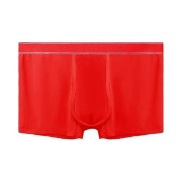 Imagem de Boxers Leves E Respiráveis De Secagem Rápida Para O Verão - NONE, Verm