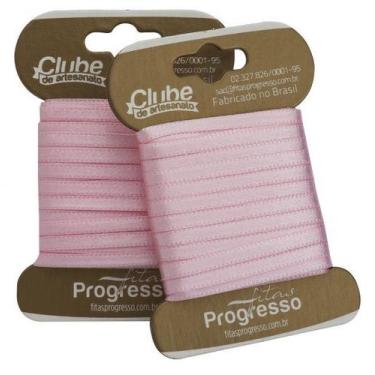 Imagem de Fita de Cetim Dupla Face T900/000 4MM Cor 310 Rosa Bebê - 10 Metros - 