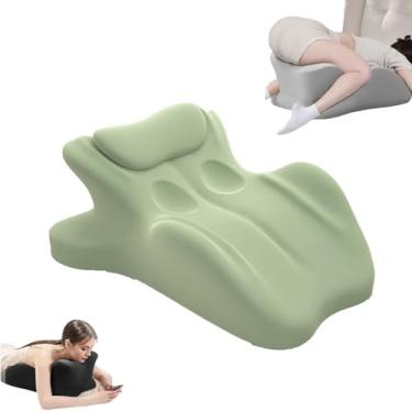 Imagem de Almofada de casal para intimidade e suporte – plataforma de espuma viscoelástica de 27° – posição perfeita instantaneamente – suporte lombar e pescoço – conforto em várias posições para sentar, deitar