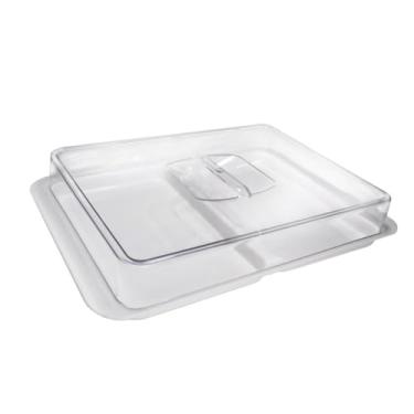 Imagem de Pote Porta Frios Presunto Queijo Acrílico Hermético Branco - SELLNEEDS