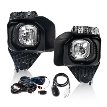Imagem de PIT66 Farol de neblina de para-choque dianteiro, compatível com 2011-2016 Ford F250 F350 F450 F550 Super Duty faróis de neblina com arnês lente transparente FO2592230 faros antiniebla, neblineros para autos delantero