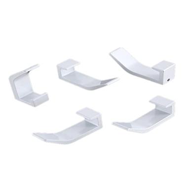 Imagem de KEG801302 Gancho para casaco e chapéu, cabideiro, preto, branco, gancho de toalha para roupas de banheiro, quarto, roupão, gancho, para sala de estar, acessórios de cozinha, ganchos (preto)