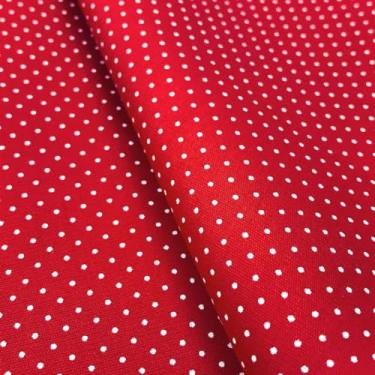 Imagem de Tecido Tricoline Poá 100% Algodão 1m x 1,50m Várias Cores para Artesanato, Patchwork e Costura Criativa -