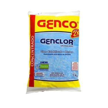 Imagem de Cloro granulado estabilizado genclor 1 kg - genco