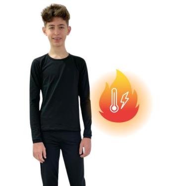Imagem de Blusa + Calça Térmico Peluciado Segunda Pele Infantil 1 À 16 - AG Indu