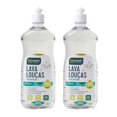 Imagem de Kit 2X: Detergente Lava Louças Menta Biowash 650ml