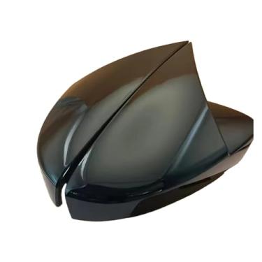 Imagem de Capa De Espelho Lateral Do Carro Padrão De Fibra De Carbono/preto Capa Exterior Do Espelho Do Carro Compatível Com Skoda Octavia 2015-2017(1 pair bright black)