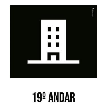 Imagem de Kit 3 Placas Desenho - 19 Andar