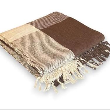 Imagem de Manta Multiuso 2.40x1.80 Mts Gigante Capa Protetora Manta para Sofá Decoração Quarto e Sala (CHOCOLATE c/CRU)