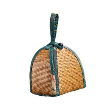 Imagem de Baoblaze Bolsa organizadora para xícaras de chá, organizador de utensílios de chá, recipiente reutilizável, leve e prático para xícaras de chá, estojo para de, Verde