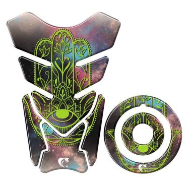 Imagem de Adesivo Protetor Tanque E Bocal Yamaha Cacto Verde