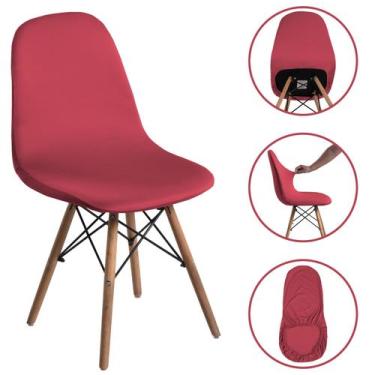 Imagem de Kit 06 Capas Para Cadeira Eames Eiffel Botone Promoção - Angélica Enxo