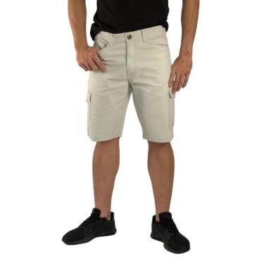 Imagem de Bermuda Macaw Sarja 7747 Bege Claro F075, Bege, 46