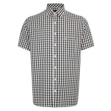 Imagem de Camisa Individual Mc Confort Xadrez Amarelo Claro-Masculino