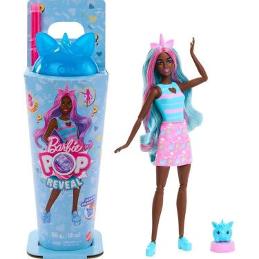 Imagem de Barbie Reveal Color Pop Série Milkshake Surpres JCN85 Mattel