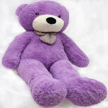 Imagem de Urso roxo lilás pelúcia grande 140 cm 1,4 mts para presente