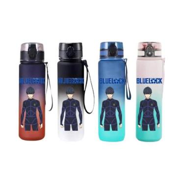 Imagem de Copo De Água Blue Lock Anime 650ML, Garrafa Esportiva Com Tampa Flip-t