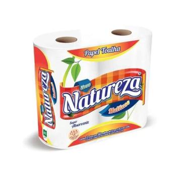 Imagem de Papel Toalha Natureza Folha Dupla Fardo C/ 32 Rolos Com 2 Rolos Cada P