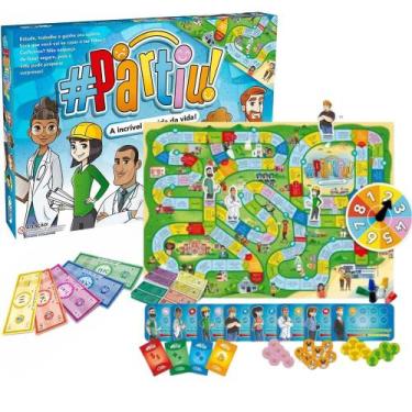 Imagem de Jogo Partiu! Jogo De Mesa A Incrível Corrida Da Vida Tabuleiro - Pais 