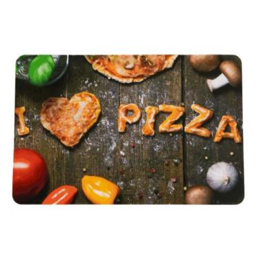 Imagem de Kit Jogo Americano Alto Brilho Pizza 42.5X27.5cm - 4 UNI - Uzoo, Buon 