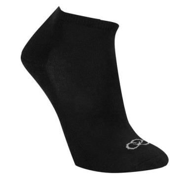 Imagem de Meia Olympikus Cano Curto Feminina, Preto, 33/38