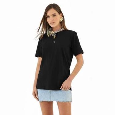 Imagem de Blusa Colcci Basic Com Logo Minimalista-Feminino