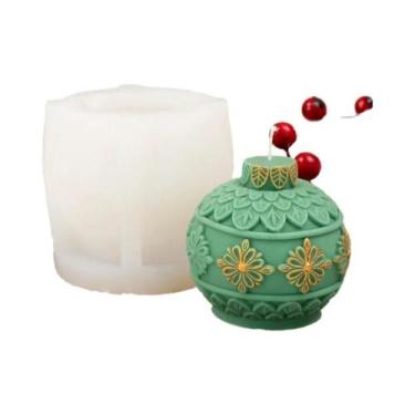 Imagem de Molde De Silicone 3D Para Vela Aromática De Rena De Natal, Molde DIY P