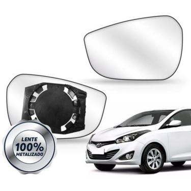 Imagem de Lente Retrovisor Hb20 Hatch Ou Sedan Elantra 11 A 16 Base