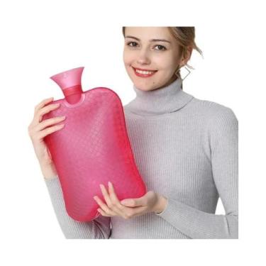 Imagem de Bolsa De Água Quente Grande De 3000ml Em PVC Para Aquecimento De Pés E